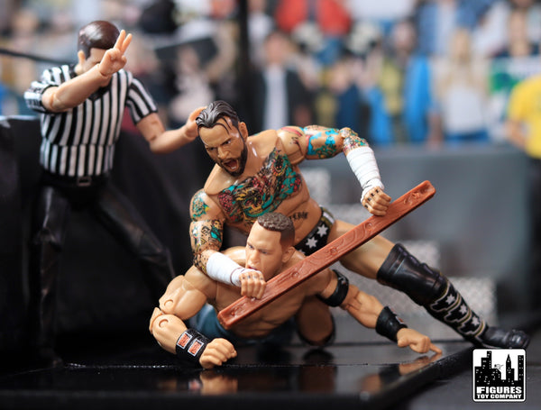 2 x 4 Wooden Board for WWE & AEW Wrestling Figures - Figures Toy