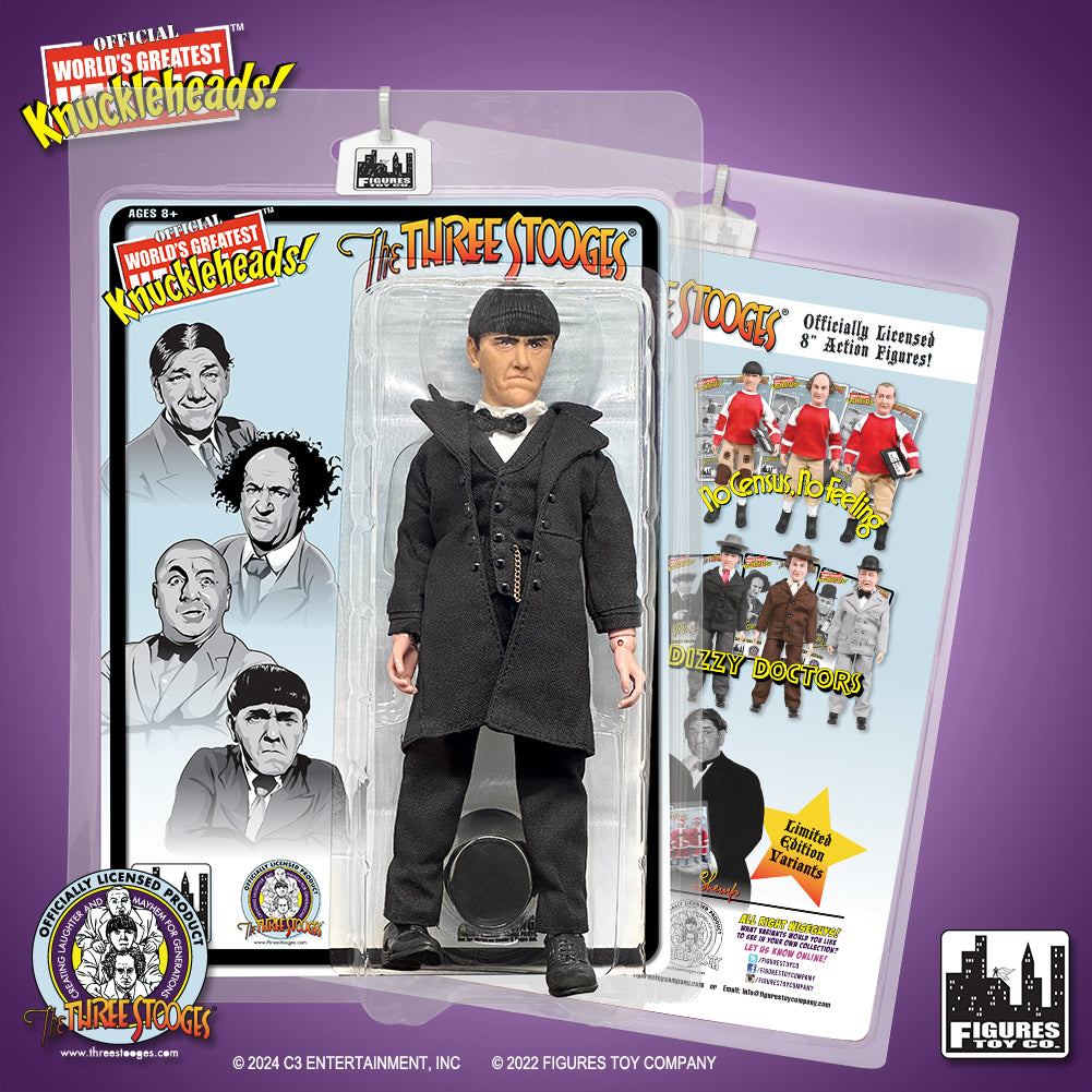 The Three Stooges 8 Inch Action Figures Suit &amp; Top Hat Series: Set of all 6