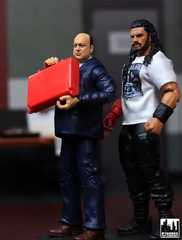 Blue Briefcase for WWE & AEW Wrestling Action Figures - Figures