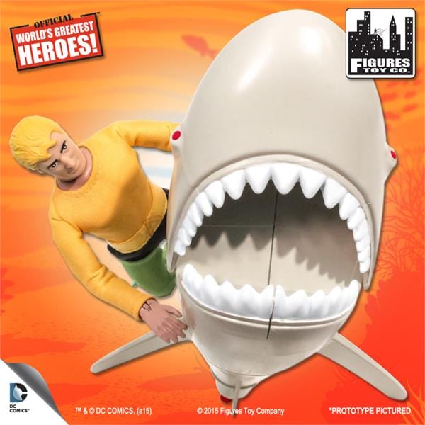 DC Comics Aquaman Vs. The Great White Shark Retro Playset – FTC – Action Figure Set