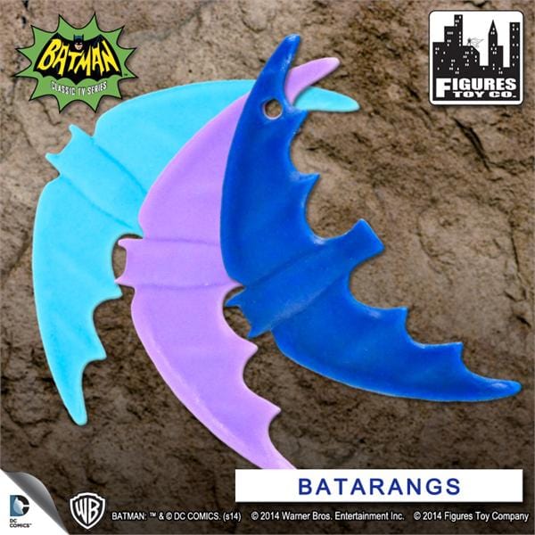 Batman Classic TV Series Accessories: Set of 3 Batarangs
