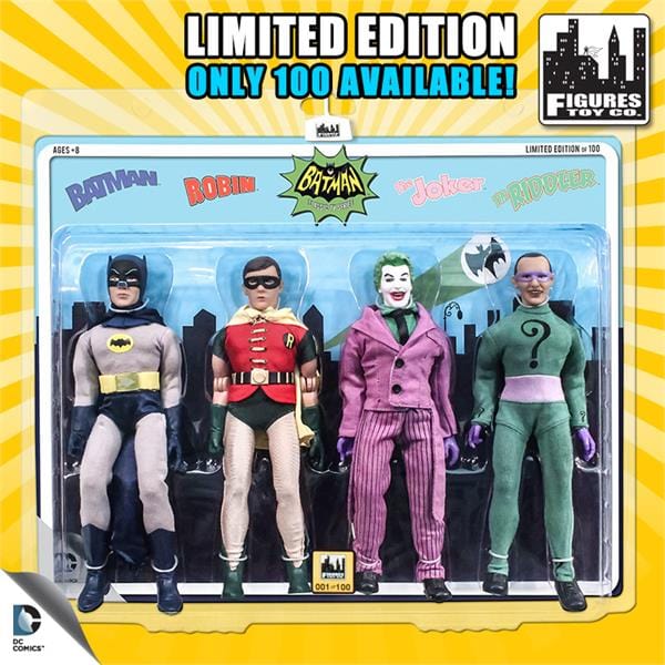 Vintage BATMAN & ROBIN 1/6 action figures complete set of 4