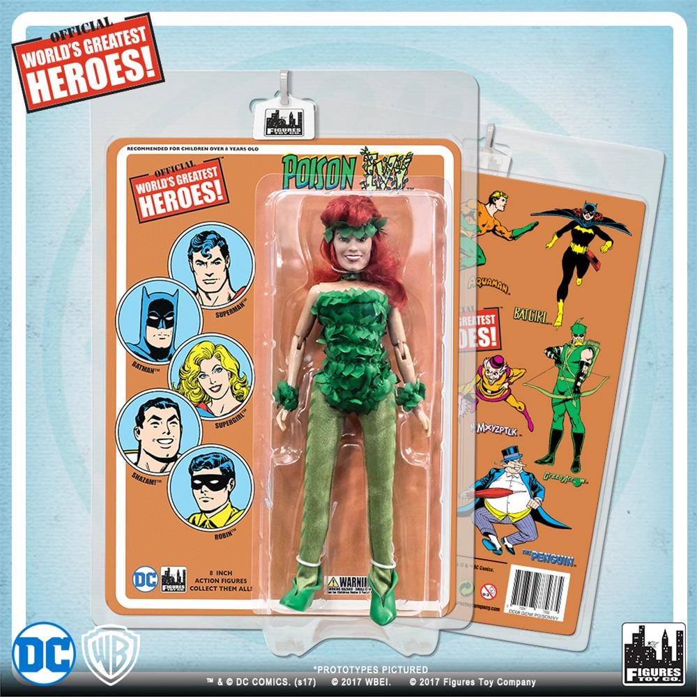 DC Comics 8 Inch Action Figures with Retro Cards: Poison Ivy
