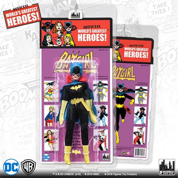DC Comics Retro Kresge Style Action Figures Series 4: First Appearances Batgirl
