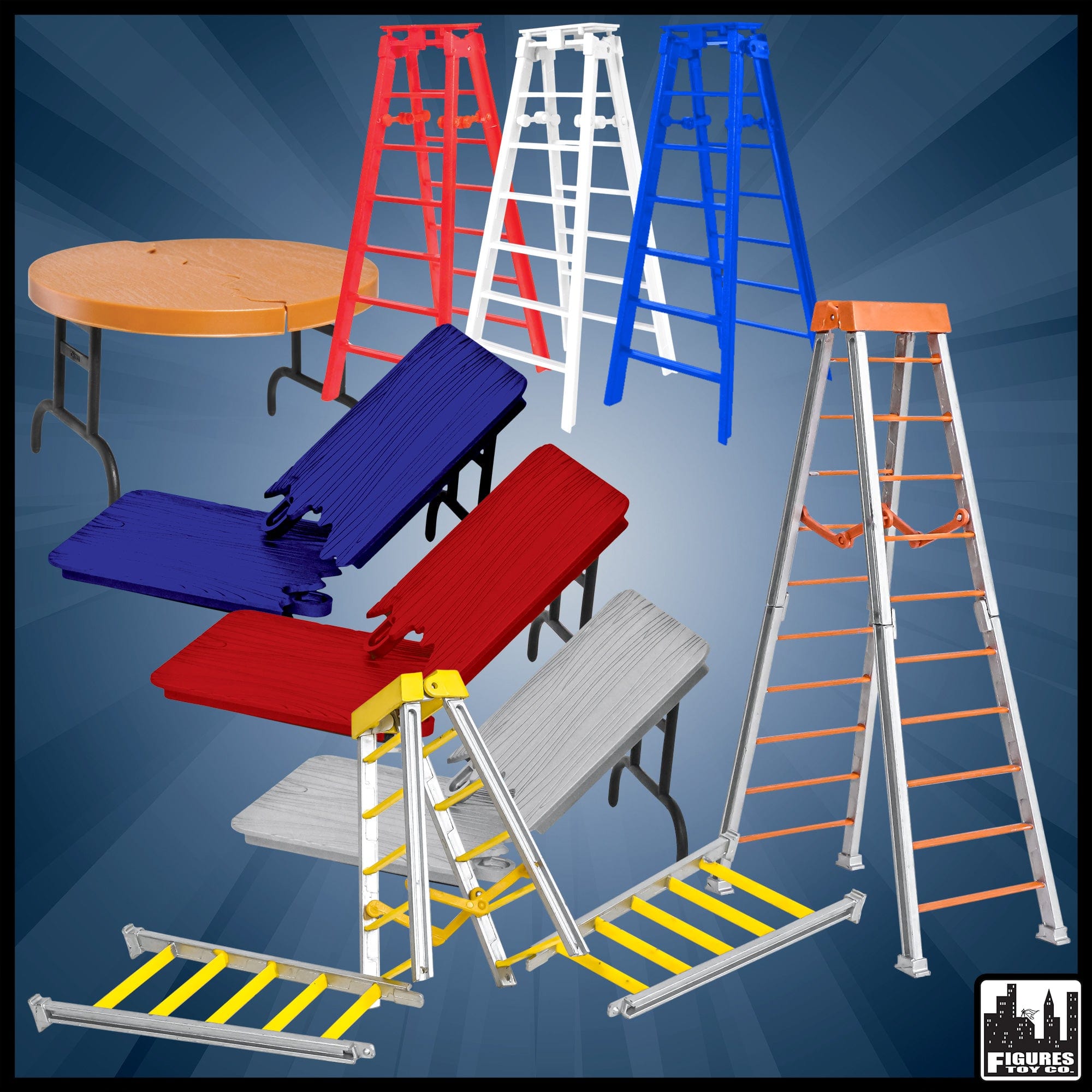 Deluxe Table & Ladder Deal for WWE Wrestling Action Figures