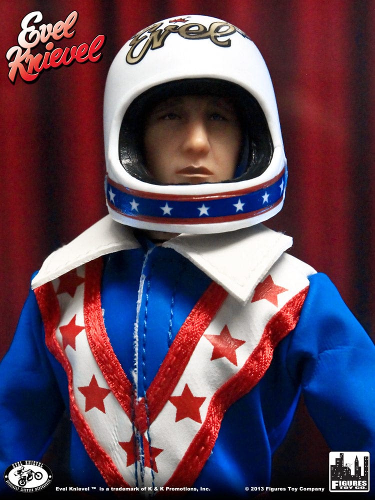 Evel Knievel 8 Inch Action Figures Series 1 Re-Issue: Set of 2 Figures