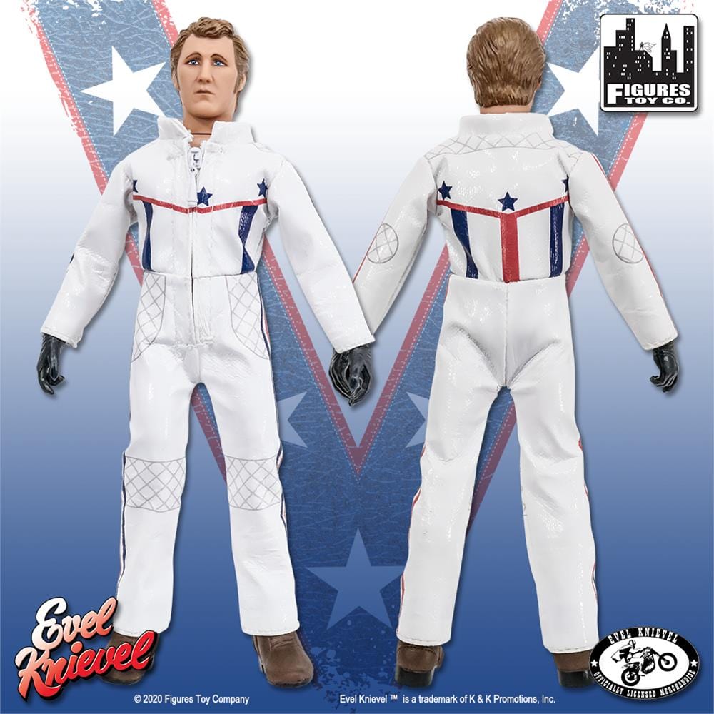 Evel Knievel 8 Inch Action Figures Series: Caesars Palace Jumpsuit Variant