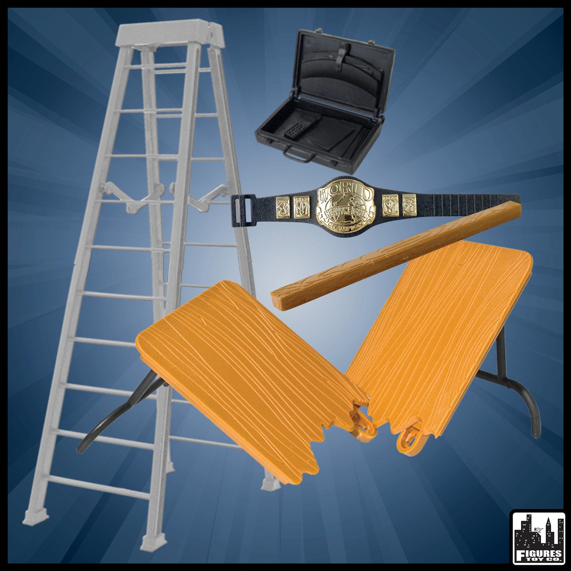 Grab the Cash & Belt 5 Piece Special Deal for WWE Wrestling Action Figures