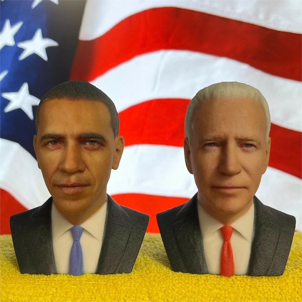 Joe Biden & Barack Obama Bust Statues Presidential Collectibles