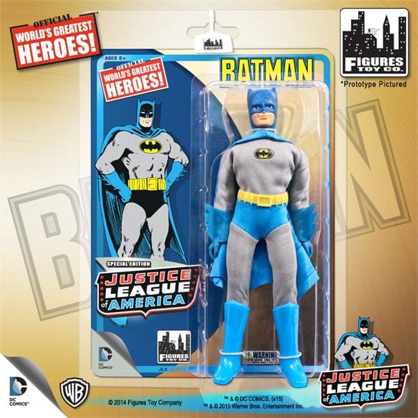 Justice League of America Special Edition 8 Inch Retro Figures