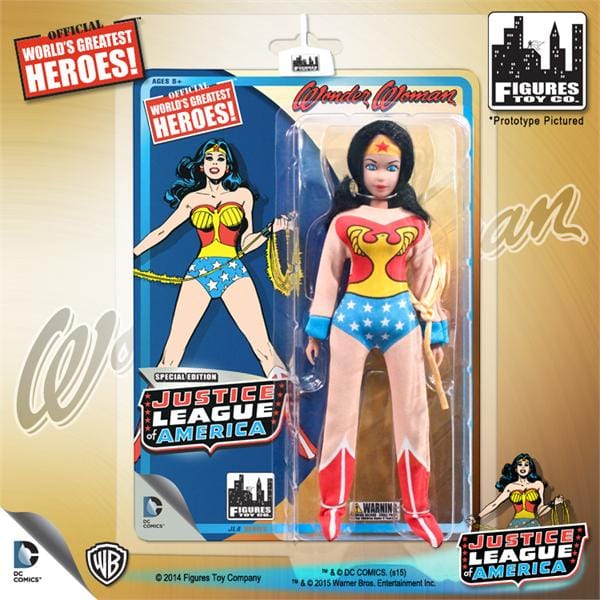 Justice League of America Special Edition 8 Inch Retro Figures: Set of all 6 Figures