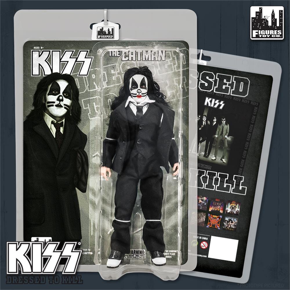 KISS 8 Inch Action Figures Dressed To Kill Re-Issue Series: The Catman
