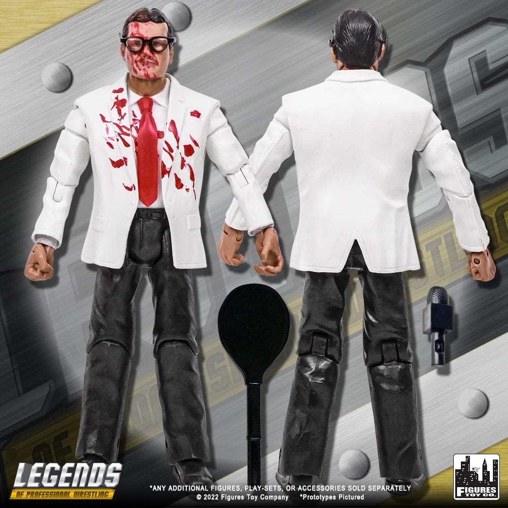 Legends of Professional Wrestling Series Action Figures: Jim Cornette [Bloody Variant]