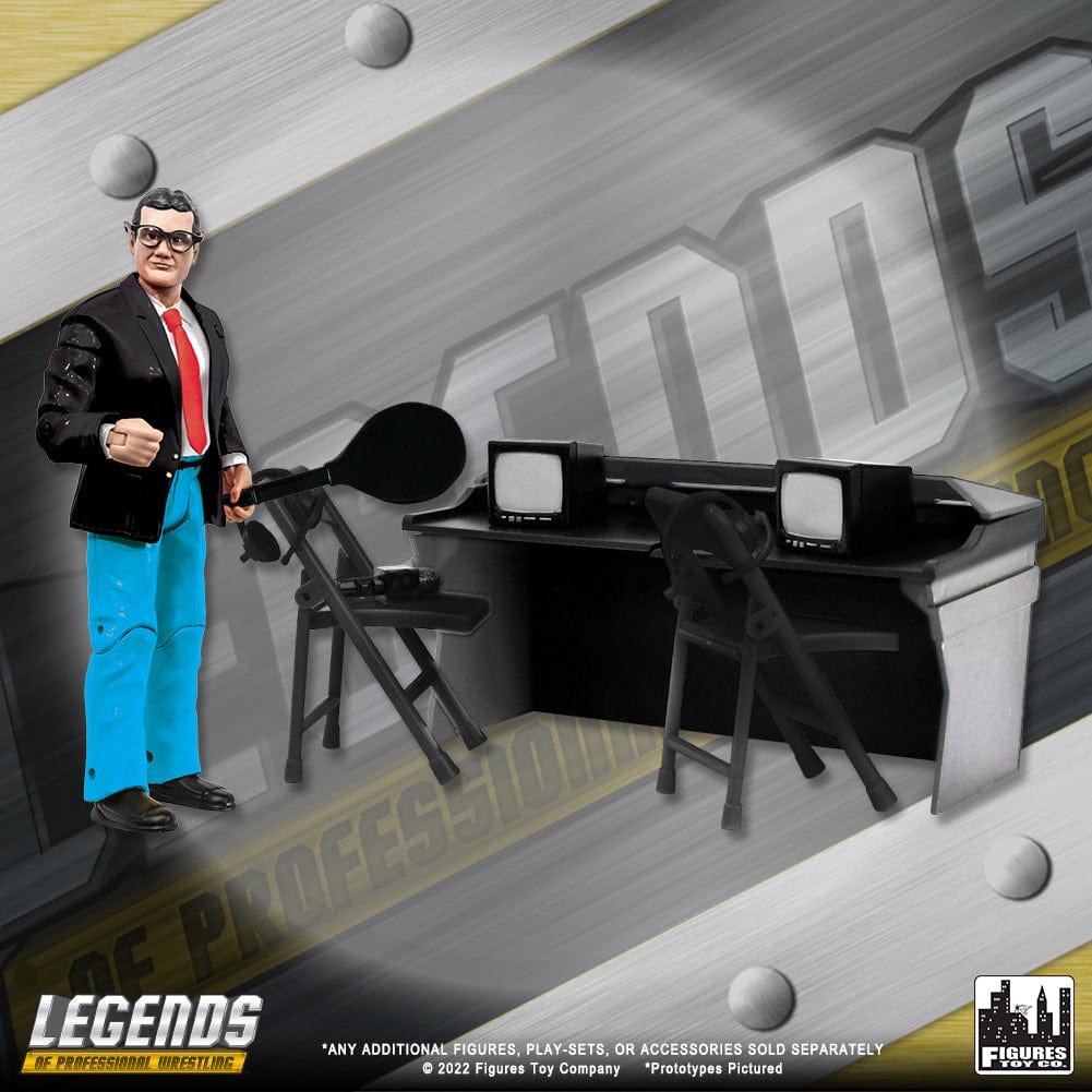Legends of Professional Wrestling Series Action Figures: Jim Cornette [Boxed Commentator Edition]