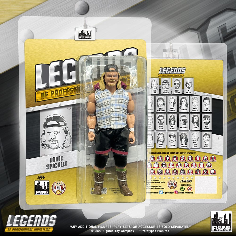 Legends of Professional Wrestling Series Action Figures: Louie Spicolli
