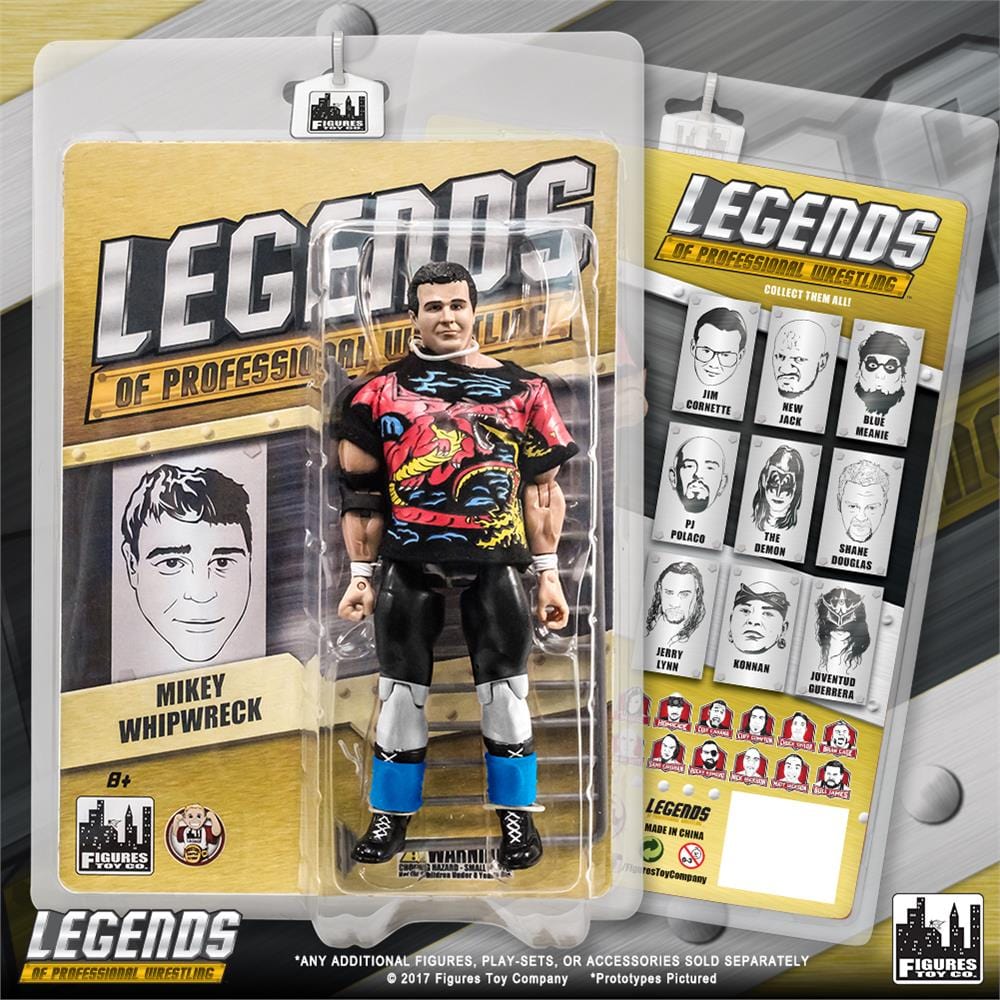 Legends of Professional Wrestling Series Action Figures: Mikey Whipwreck