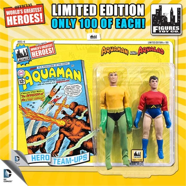 Limited Edition 8 Inch DC Superhero Two-Packs Series 3: Aquaman & Aqualad