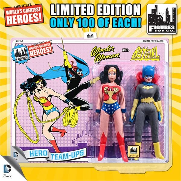 Limited Edition 8 Inch DC Superhero Two-Packs Series 3: Wonder Woman & Batgirl