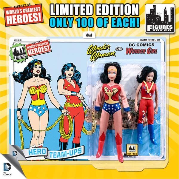 Limited Edition 8 Inch DC Superhero Two-Packs Series 3: Wonder Woman & Wonder Girl