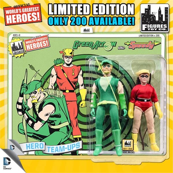 DC Direct Deluxe Action Figure Set Green Arrow and Speedy 