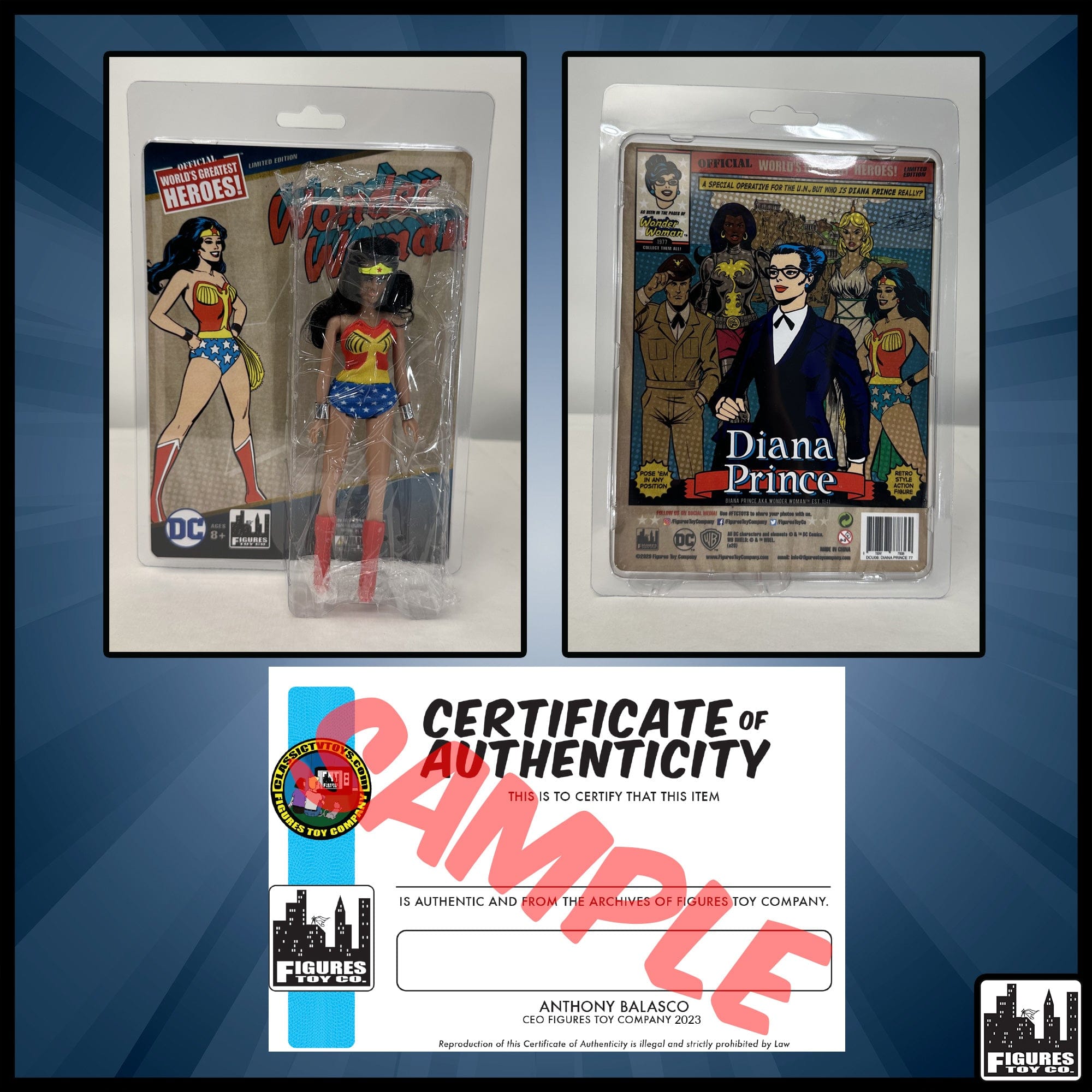 PROTOTYPE DC Comics Series Wonder Woman Action Figure