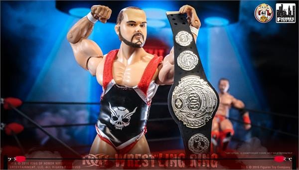 Ring of Honor Wrestling Action Figure Ring With Exclusive Michael Elgin Figure