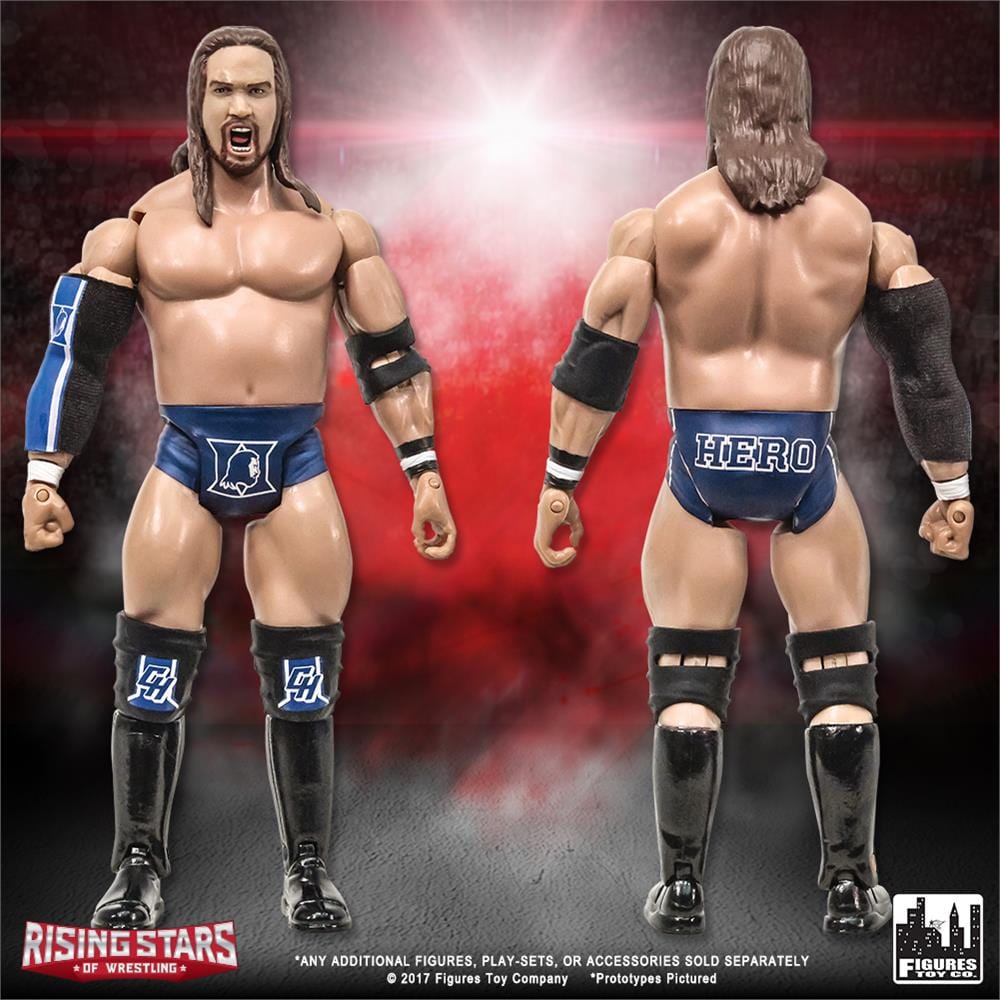 Rising Stars of Wrestling Action Figure Series: Chris Hero [Blue Outfit]