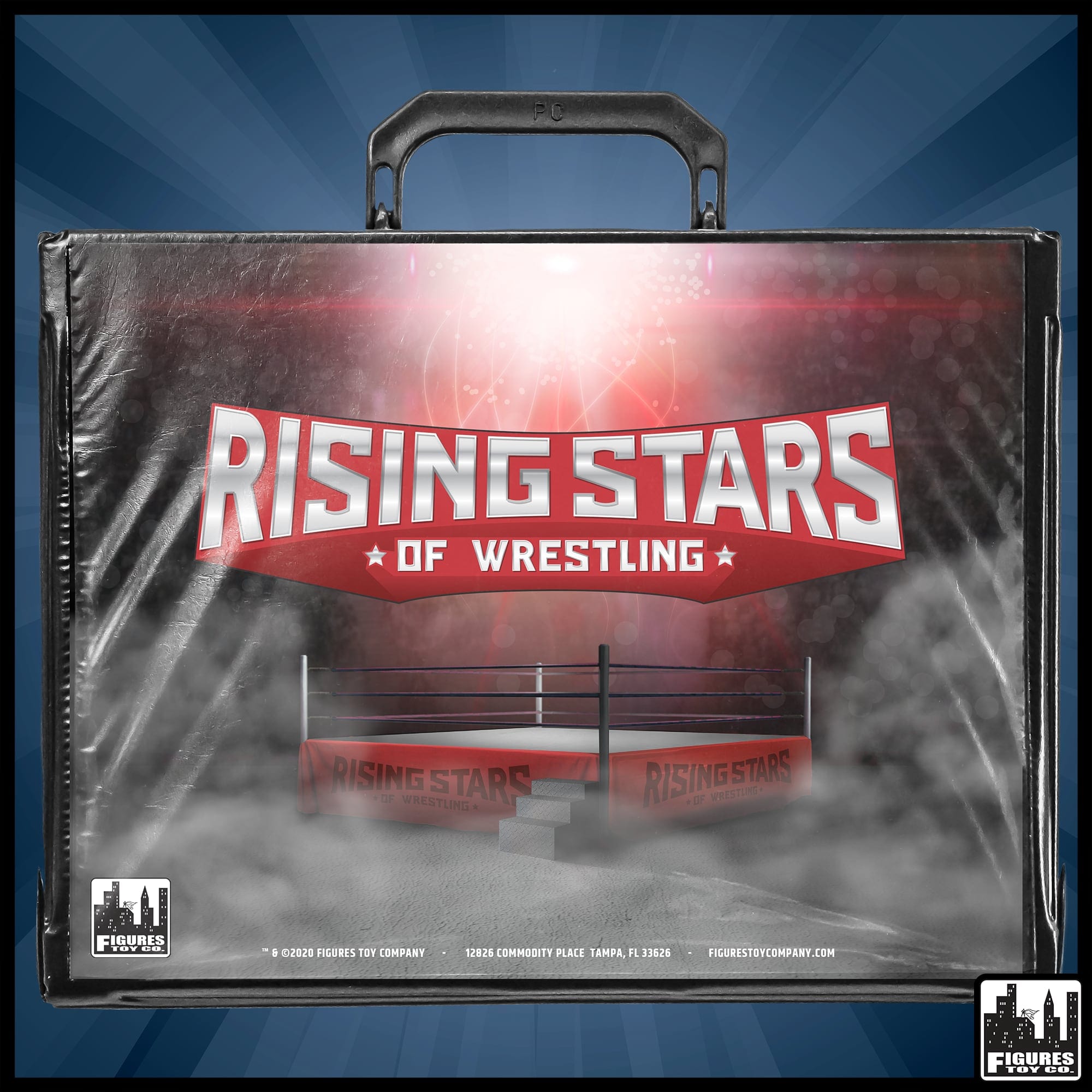 Rising Stars of Wrestling Carrying Case for Wrestling Action Figures