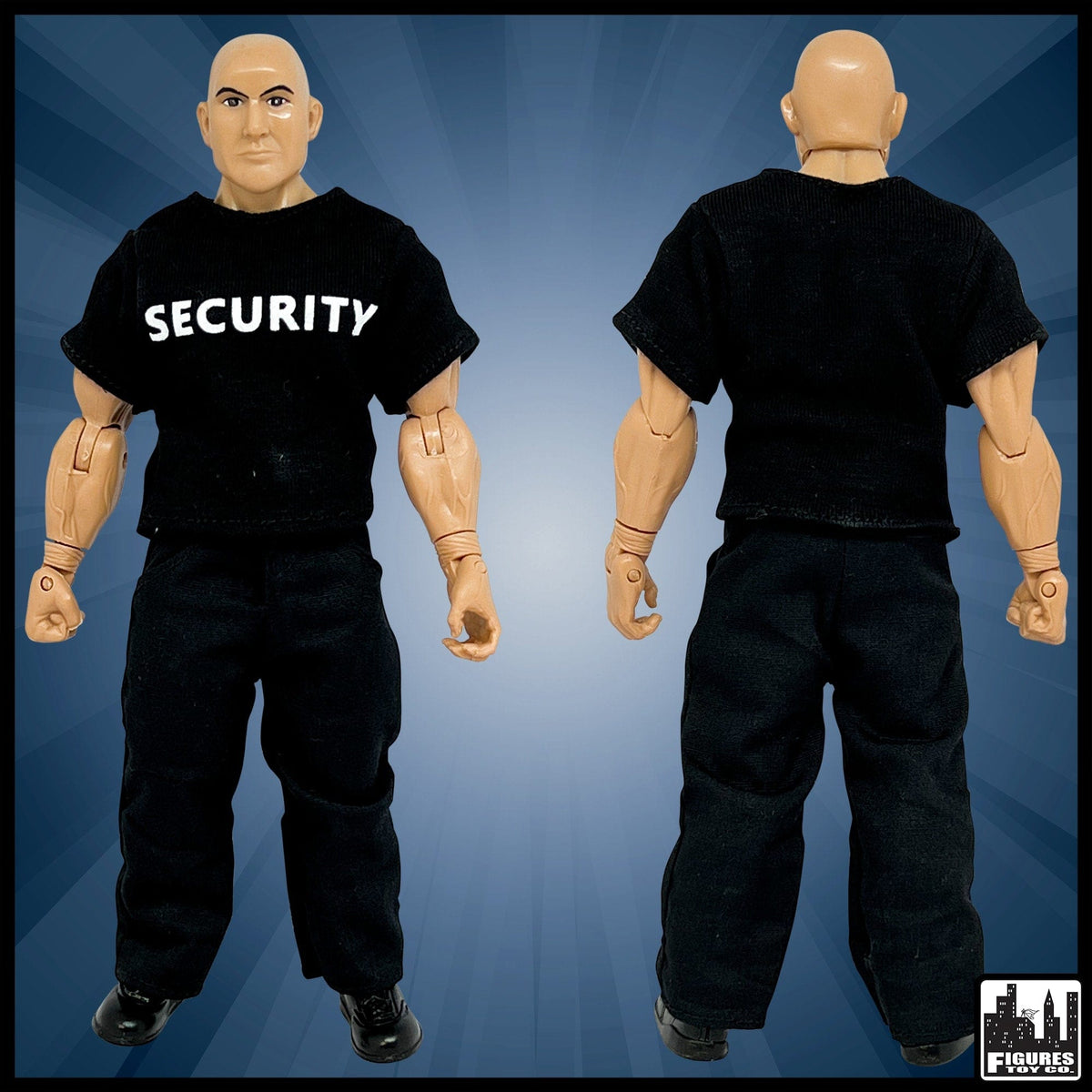 Security Guard, Event Staff Worker &amp; EMT Action Figure for WWE Wrestling Figures