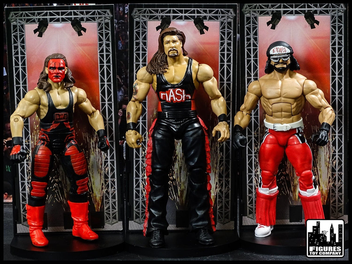 Set of 12 Display Stands for WWE Wrestling Action Figures