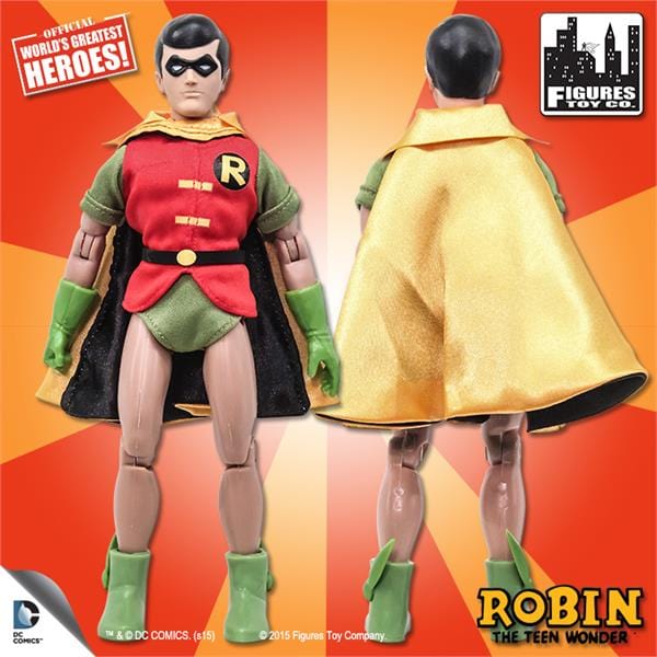 Super Friends Retro 8 Inch Action Figures Series One: Loose in Factory Bag