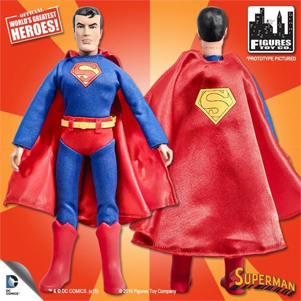 Super Friends Retro 8 Inch Action Figures Series One: Loose in Factory Bag