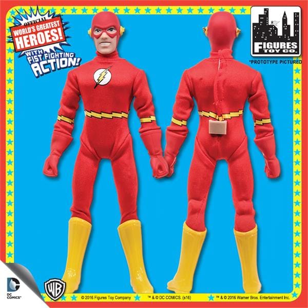 Super Powers 8 Inch Action Figures With Fist Fighting Action Series 3: Flash