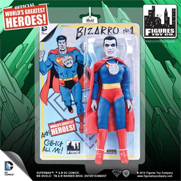Superman Retro 8 Inch Action Figures Series 1: Bizarro No. 1