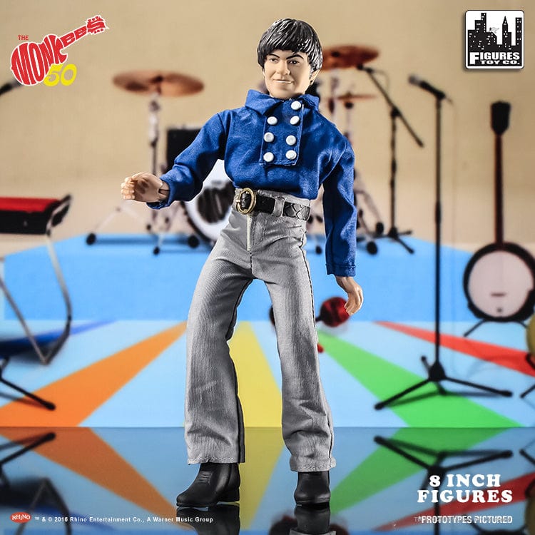 The Monkees 8 Inch Action Figures Series One Blue Band Outfit: Micky Dolenz