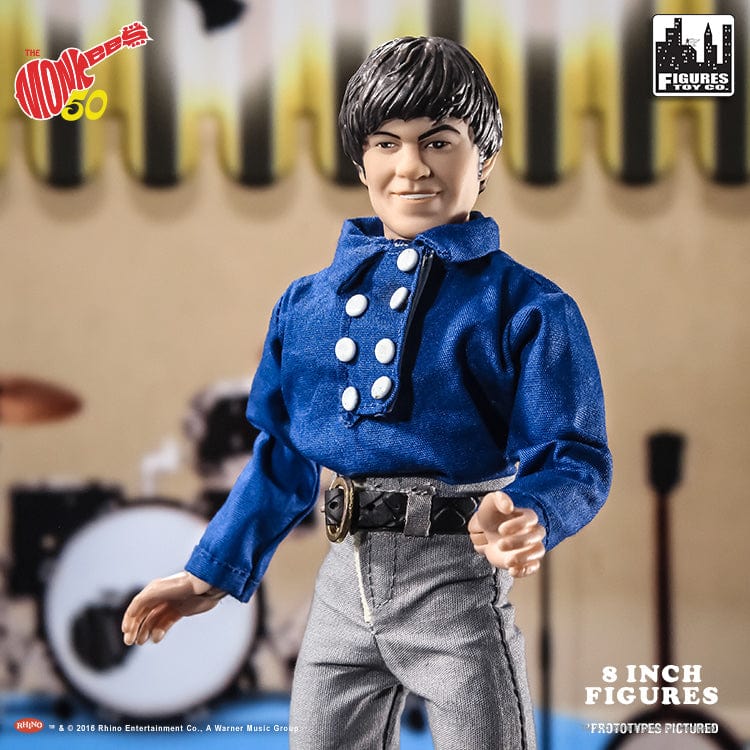 The Monkees 8 Inch Action Figures Series One Blue Band Outfit: Micky Dolenz