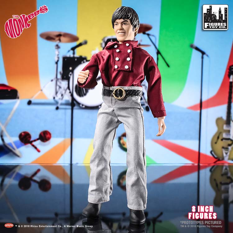 The Monkees 8 Inch Action Figures Series One Red Band Outfit: Micky Dolenz