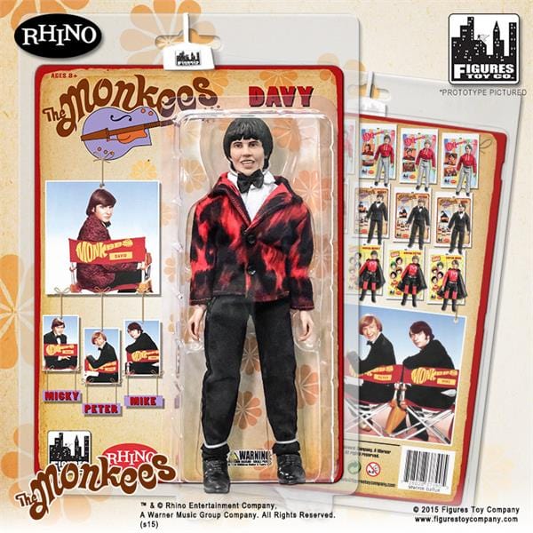 The Monkees 8 Inch Action Figures Series One Tuxedo Outfit: Davy Jones