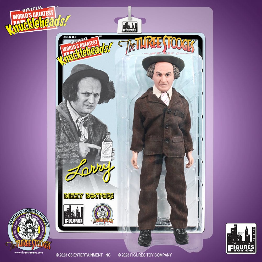 The Three Stooges 8 Inch Action Figures: Dizzy Doctors Larry