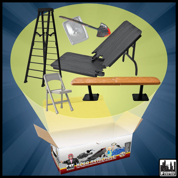 ザ・シールド　wwe フィギュア バリケード、チェア、テーブルセット ザ・シールド wwe フィギュア バリケード、チェア、テーブルセット ザ