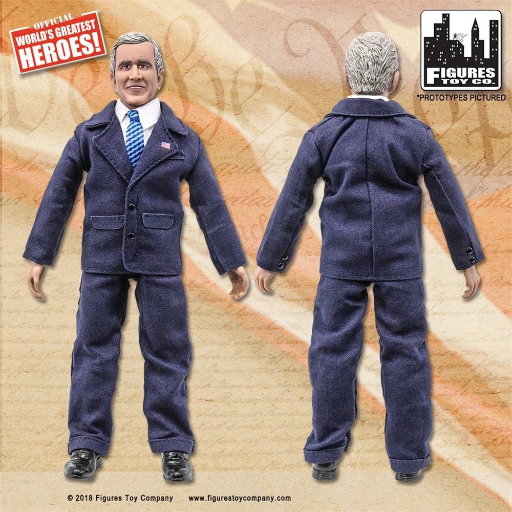 US Presidents 8 Inch Action Figures Series: George W. Bush [Blue Suit]