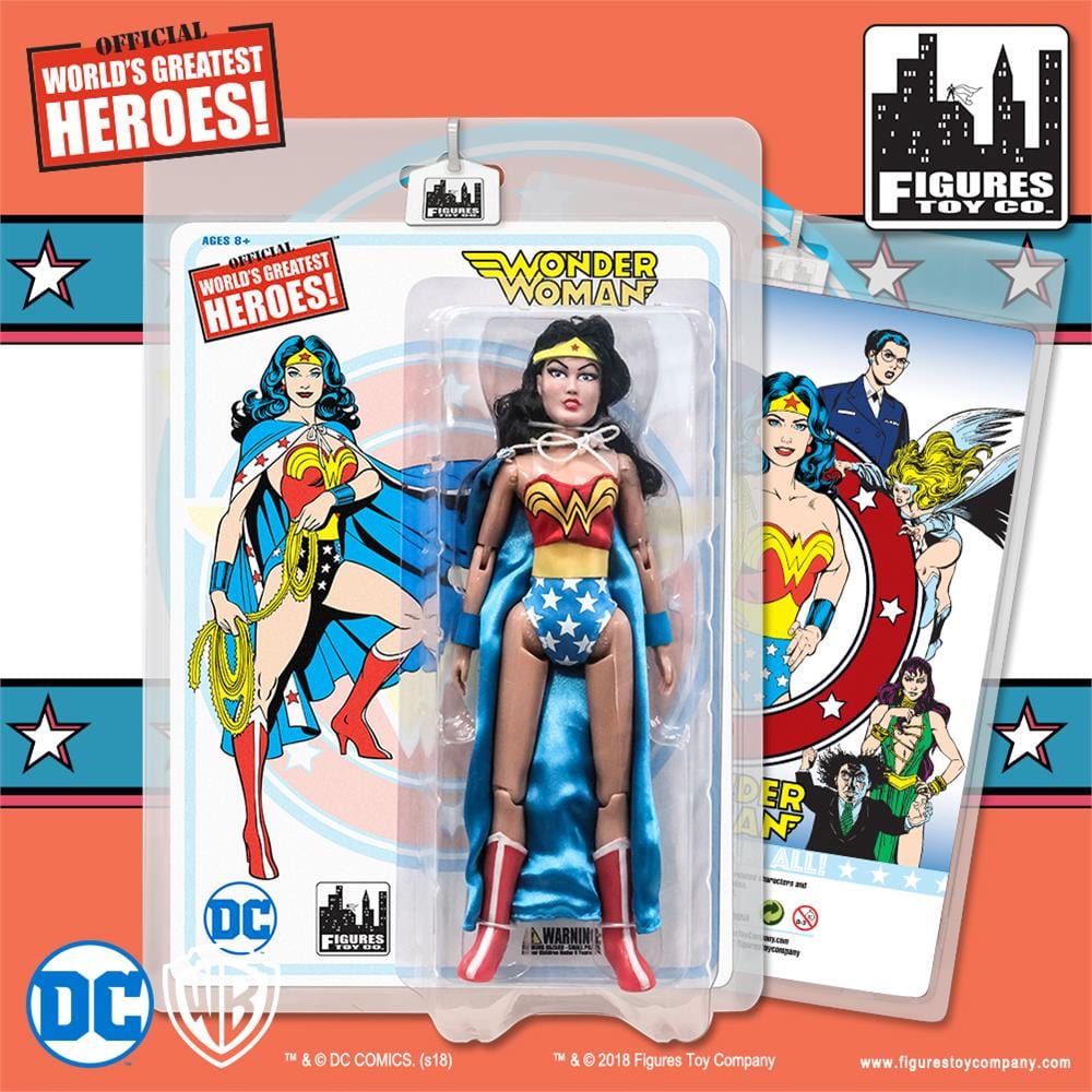 Wonder Woman Retro 8 Inch Action Figures Series 2: Set of all 4