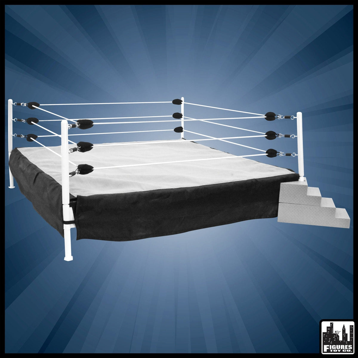 Wrestling Ring &amp; Grab The Gear Adjustable Playset for WWE Wrestling Action Figures