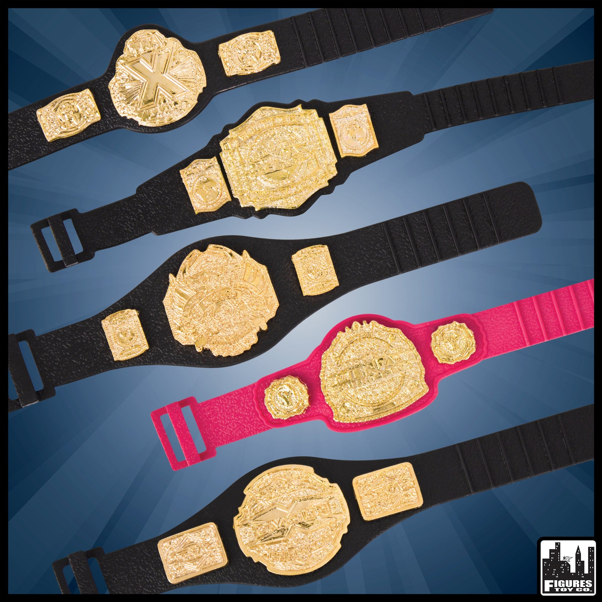 TNA Jakks Impact Wrestling Action Figure Belts
