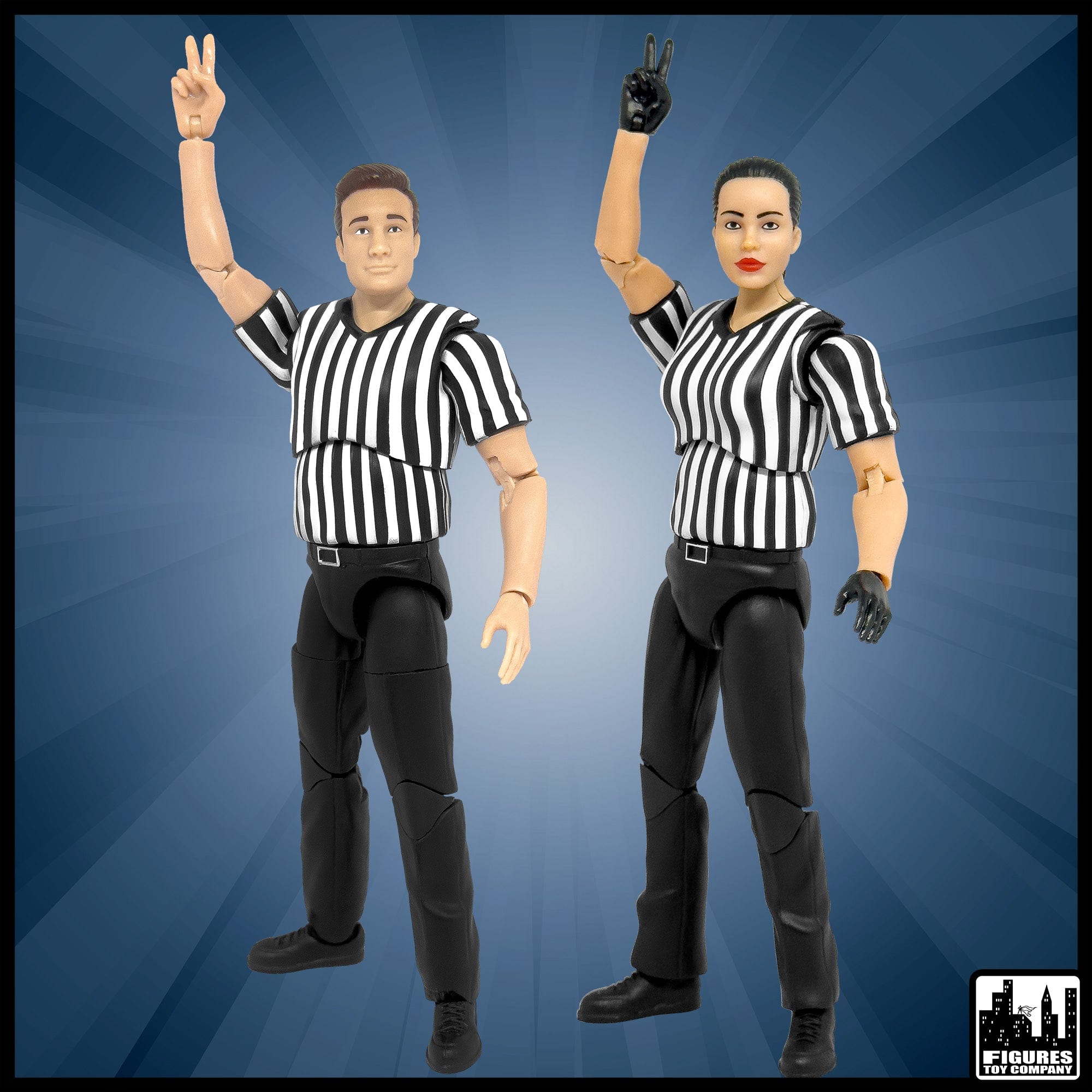 Ultimate Referee With Deluxe Articulation For WWE Wrestlin Figures ultimate-referee-with-deluxe-articulation-for-wwe-wrestlin-figures