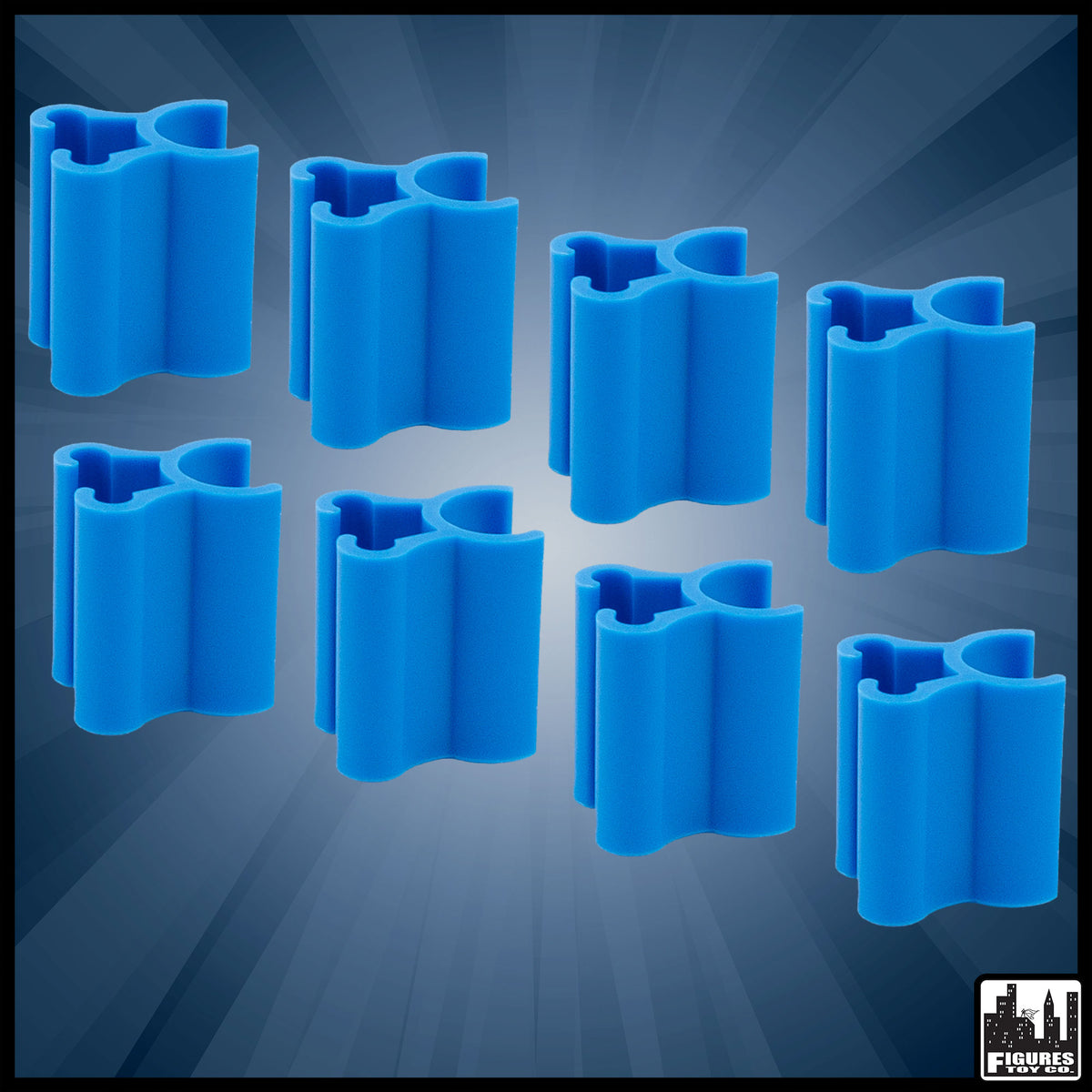 Set of 8 Replacement Clips for Figures Toy Company Classic Steel Cage Playset
