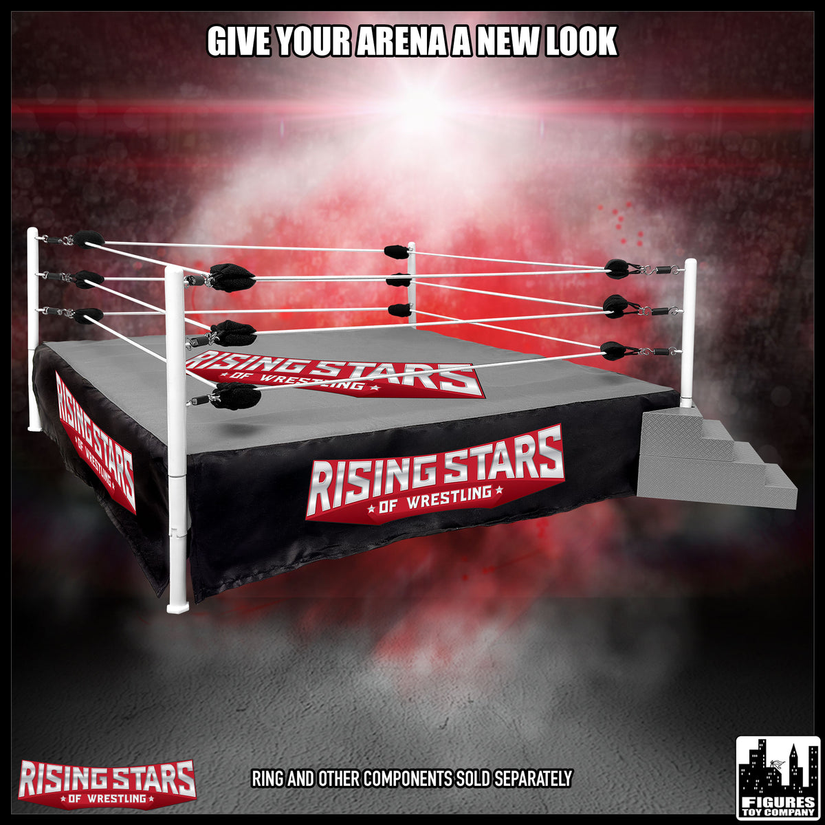 Rising Stars of Wrestling Action Figure Series: Wrestling Ring Mat