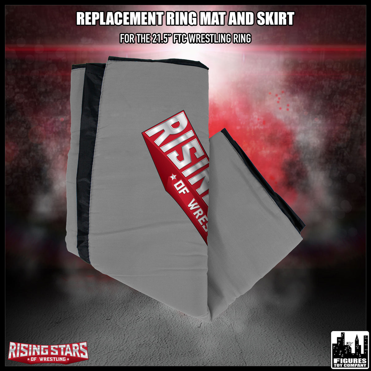 Rising Stars of Wrestling Action Figure Series: Wrestling Ring Mat
