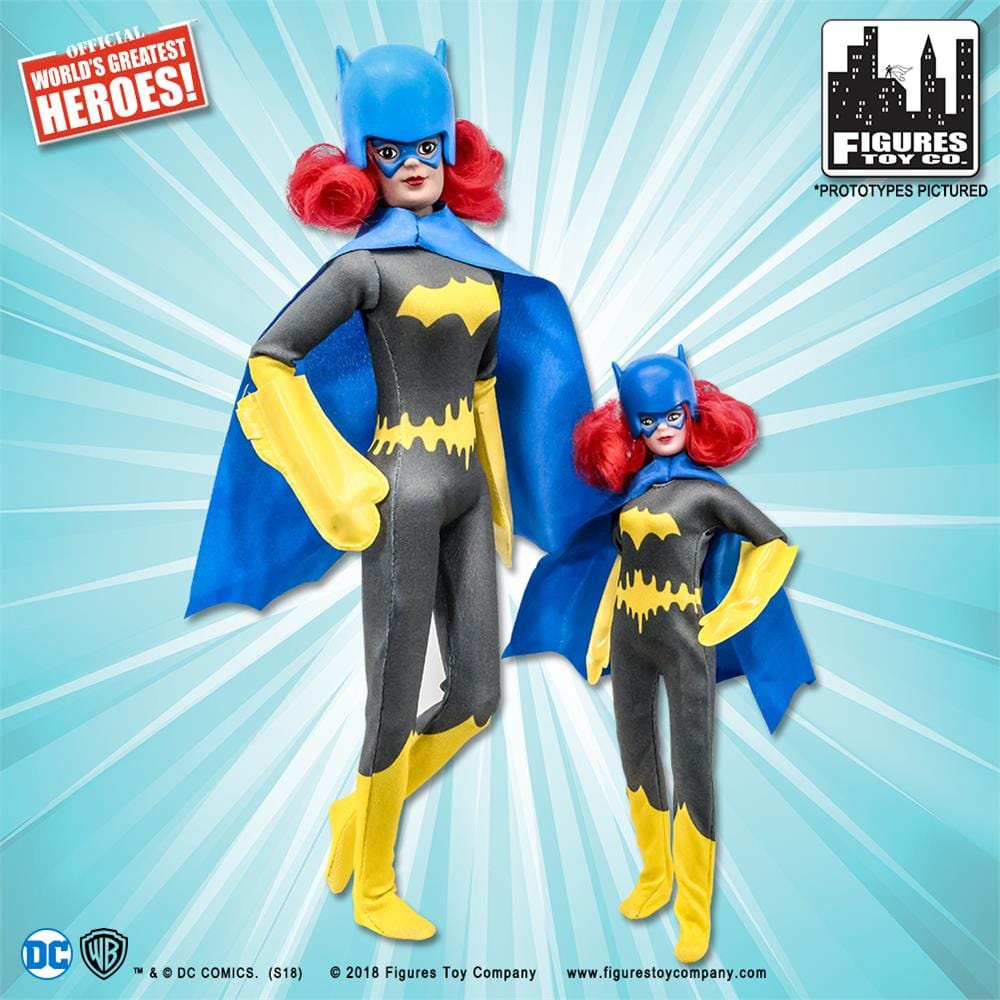 12 Inch Retro DC Comics Action Figures Series: Batgirl [Removable Cowl Cloth Belt Variant]