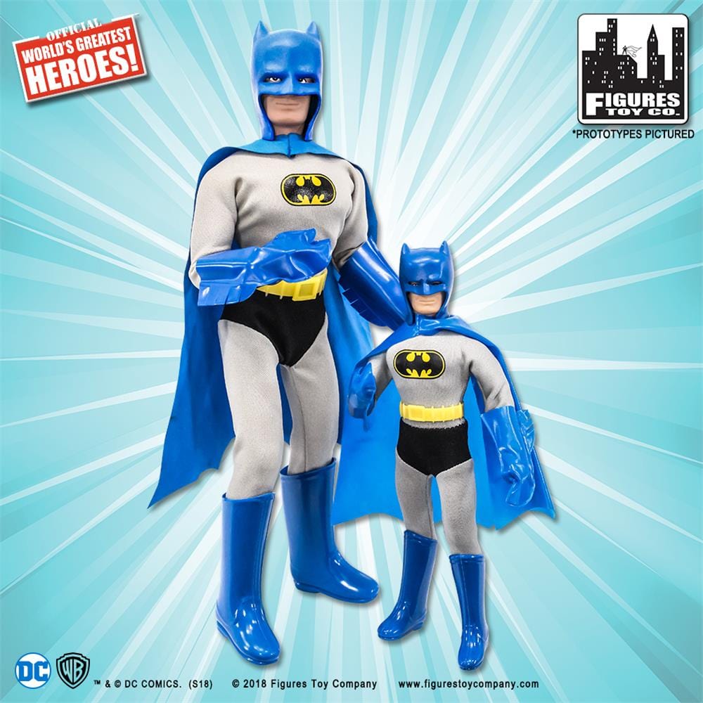 12 Inch Retro DC Comics Action Figures Series: Batman [Removable Cowl]